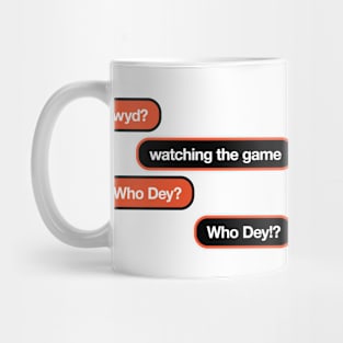 Bengals WYD Text Mug